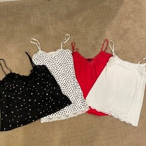 Bundle of 4 tank tops- variety of brands, excellent cosi toon, size small